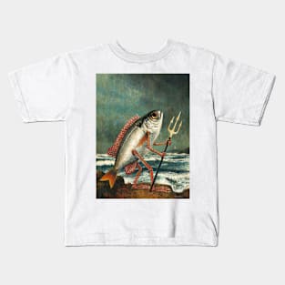 Fishy Neptune Kids T-Shirt